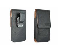 caseroxx Sac d'extérieur Convient à téléphone Portable Oukitel WP23 avec Clip de Ceinture Amovible et Rotatif en Noir