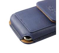 caseroxx Sac d'extérieur pour Emporia SMART.2 en bleu fait de cuir veritable