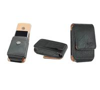 caseroxx Sac d'extérieur pour Nokia 2720 Flip, Noir | Étui outdoor robuste pour un usage intensif en déplacement, en cuir veritable