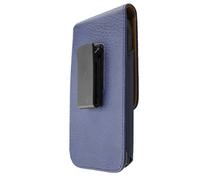 caseroxx Sac d'extérieur pour Samsung Galaxy S4 Active en bleu fait de cuir veri