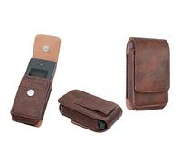 caseroxx Sac d'extérieur pour TCL onetouch 4043 / 4043D, Brun | Étui outdoor robuste pour un usage intensif en déplacement, en cuir veritable