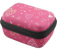 caseroxx Sac pour appareil photo enfant rose-cœur EVA-Case rose-cœur