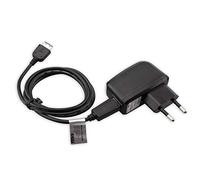 caseroxx Smartphone Chargeur pour Samsung GT-C3510 PlayerLight, Chargeur de Haute qualité avec Bloc d'alimentation pour la Charge (câble Flexible et Stable de Coloris Noir)