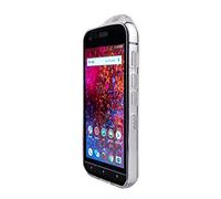 caseroxx TPU-Housse en Blanc-Transparent pour Cat S61 - Protection ajustée