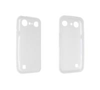 caseroxx TPU-Housse en Blanc-Transparent pour Doro Aurora A10 / A11 - Protection ajustée
