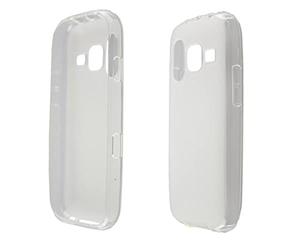 caseroxx TPU-Housse en Blanc-Transparent pour Doro Primo 218/368 - Protection ajustée