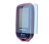 caseroxx TPU-Housse et Film de Protection de l'écran pour Freestyle Libre 1/2 / Insulinx / 14 Day, Set (TPU-Housse de Coloris Rose)