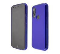 caseroxx TPU-Housse pour Cat S62 Pro en bleu + TPU Protecteur d'écran