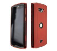 caseroxx TPU-Housse pour Crosscall Core-M4 / M4 Go en rouge + sans protection éc