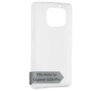 caseroxx TPU-Housse pour Gigaset GS6 / GS6 Pro, Transparent | Coque TPU souple, ajustée et agréable en main, protège des chocs, rayures et poussière, en TPU