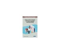 Cases On Error Analysis In Foreign Language Technical Writing