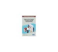 Cases On Error Analysis In Foreign Language Technical Writing