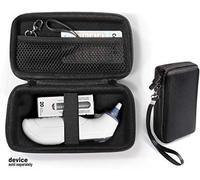 CaseSack Étui pour thermomètre Acoustique Braun Thermo Scan 5, 5 IRT4520, 7, 7 IRT6520, thermomètre auriculaire et thermomètre numérique sans Contact Front, Universel Aussi pour Metene, iProven
