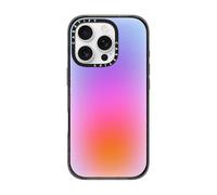 CASETiFY Impact - Coque pour iPhone 16 Pro [fine/2,5 m, protection 4X de qualité militaire contre les chutes, compatible avec la recharge sans fil] - Nuage de couleurs - Noir transparent