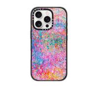 CASETiFY Impact Coque pour iPhone 16 Pro [Fine/2,5 m, Protection 4X de qualité Militaire Contre Les Chutes, Compatible avec Le Chargement sans Fil] - My Neon Summer - Noir Transparent