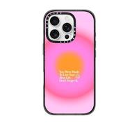 CASETiFY Impact Coque pour iPhone 16 Pro [fine/2,5 m, protection 4X de qualité militaire contre les chutes, compatible avec le chargement sans fil] - Conçue pour vivre votre meilleure vie - Noir