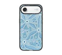 CASETiFY Impact Coque pour iPhone Air [compatible avec chargement sans fil/2,5 m Protection contre les chutes de qualité militaire 4X] - Nadyung (eau) - Art aborigène - Noir transparent