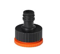 Casetlong Ensemble de connecteurs 3/4 de Tour 1 Pouce 2 pièces PZ19010 Arroseur de Jardin Multifonctionnel en Plastique(Orange X 2)