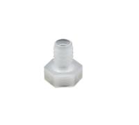 Casetlong Raccord cannelé Femelle for Tuyau d'eau, Adaptateur de Tube en Plastique PE, 6/8/10/12/14/16/20/25 mm vers 3/4(6MM)