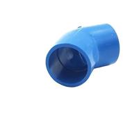 Casetlong Raccord de Tuyau coudé à 45 degrés en PVC, diamètre intérieur 32 mm, raccord d'eau for système d'irrigation de Jardin, Bricolage