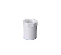 Casetlong Raccord de Tuyau Droit en PVC, Filetage Femelle BSP 1/2", 3/4", 1", 1-1/4", 1-1/2", Ø intérieur 20 mm, 25 mm, 32 mm, 40 mm, 50 mm(White,NO5)