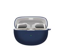 Casevita Coque en silicone compatible avec les écouteurs Bose Ultra Open avec porte-clés, accessoires de protection souples pour écouteurs sans fil Bose pour homme et femme, 3C-BEO-074009-blue