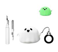 Casevita Coque mignonne 3 en 1 compatible avec AirPods Pro 3 avec anneau et kit de nettoyage, coque de protection en silicone pour AirPod Pro3 pour femme