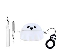 Casevita Coque mignonne 3 en 1 compatible avec AirPods Pro 3 avec anneau et kit de nettoyage, coque de protection en silicone compatible avec AirPod Pro3 pour femme