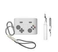 Casevita Coque mignonne 4 en 1 compatible avec Sony WF-1000XM6, avec porte-clés et cordon de suspension, coque de jeu amusante en silicone souple avec kit de nettoyage pour homme et femme