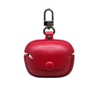 Casevita Étui compatible avec les écouteurs Bose Ultra ouverts avec porte-clés, housse de protection en cuir synthétique souple pour oreilles ouvertes Bose pour homme et femme