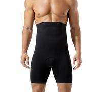 Casey Kevin Culotte Gainante Haute Ceinture Homme Boxer Compression Abdominale à Double Anti-Roulement Calecon Ventre Plat Sport Body Shaper, S