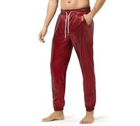Casey Kevin pantalon disco homme Jogging Métallisé Brillant paillette pantalon costume homme fêtes robe année 80