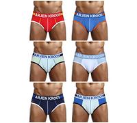 Casey Kevin Slip Homme Coton Stretch sous Vetement Confort Slips Taille Basse, Ajustement Parfait Lot de 6