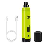 Casfuy Lime à Ongle Chien - Coupe-Ongles électrique Rechargeable à 2 Vitesses pour Animaux de Compagnie toilettage et lissage des Pattes indolores pour Petits Chiens de Taille Moyenne Chats