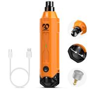 Casfuy Lime à Ongles pour Chien à 6 Vitesses - Le Plus Récent Broyeur à Ongles pour Animaux de Compagnie Amélioré, Super Silencieux, Rechargeable, électrique pour Chien…