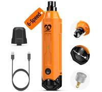 Casfuy Lime à Ongles pour Chien à 6 Vitesses - Le Plus Récent Broyeur à Ongles pour Animaux de Compagnie Amélioré, Super Silencieux, Rechargeable, électrique pour Chien…