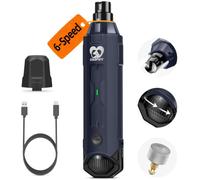 Casfuy Lime à Ongles pour Chien à 6 Vitesses - Le Plus Récent Broyeur à Ongles pour Animaux de Compagnie Amélioré, Super Silencieux, Rechargeable, électrique pour Chien…