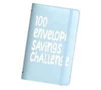 Cash Envelope Challenge - Classeur budgétaire de 100 jours - Idéal pour les adultes, les adolescents et les enfants qui ont des connaissances financières pendant les études à domicile, en classe