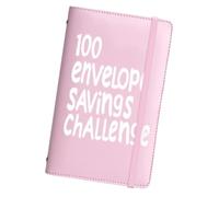 Cash Envelope Challenge - Classeur budgétaire de 100 jours - Planificateur d'argent - Kit de porte-documents - Idéal pour les adultes, les adolescents et les qui ont des compétences