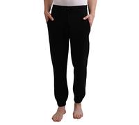 CASH-MERE.CH Pantalon de loisirs 100 % cachemire pour homme, pantalon de jogging et de sport, idéal pour les loisirs et l'entraînement, Noir , M