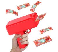 Cash Spray Cash - Rain Toy Shooter | Machine à billets | 14,9 x 2,36 x 12,9 cm, ABS + composants électroniques Cannon à trésorerie portable, jouet de pluie, jouet, aspect réel