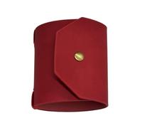 Cash Wrap Wallet with Clasp, Slim Leather Fast Access Money Holder, Quick Cash Organizer with Elastic Bands