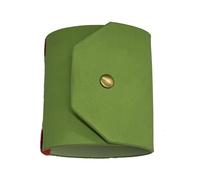 Cash Wrap Wallet with Clasp, Slim Leather Fast Access Money Holder, Quick Cash Organizer with Elastic Bands