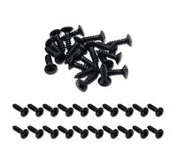 CashBeat Lot de 60 vis de pickguard pour guitare/basse, kit de montage en acier inoxydable pour Fender Strat/Tele & Gibson LP/SG, matériel de plaque de commande