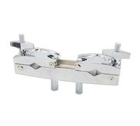 CashBeat Support de cymbale réglable argenté à dégagement rapide, fabriqué en acier inoxydable de qualité supérieure, idéal pour les supports et supports de cymbales de batterie