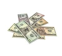 Cashbricks 7 x 10 Dollar Billets d'argent fictif ($1 - $100)