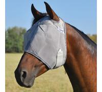 Cashel Crusader Masque Anti-Mouches Standard, Gris, Cheval à Sang Chaud
