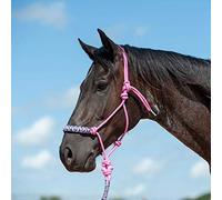 Cashel Licol en corde tressée et longe de 2,5 m, camouflage rose