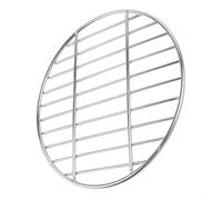 CashMuch 1 filet rond en acier inoxydable pour barbecue, jardin, camping, pique-nique, préparation des aliments pour design en maille, différents diamètres (28 cm)