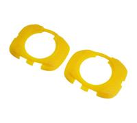 CashMuch 1 paire de couvre-crampons en plastique jaune pour pédales Speedplay Aero, compatibles avec Wahoo